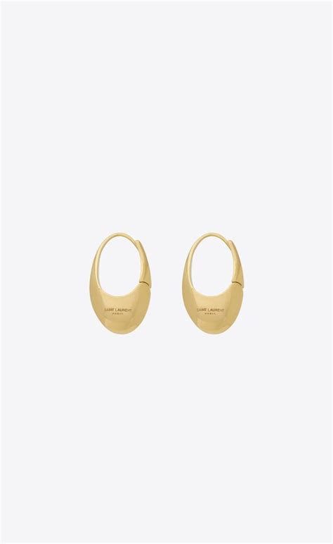 boucles d'oreilles ysl logo|HÉRITAGE .